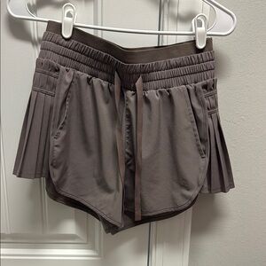 Women's JoyLab Brown Pleated Shorts